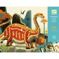 Collages mosaïques Dinosaures|Djeco Hot