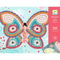 Collages mosaïques Papillons|Djeco Discount
