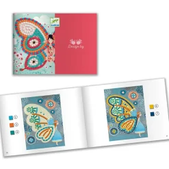 Collages mosaïques Papillons|Djeco Discount