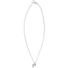 Collier chaîne La petite majuscule argent (personnalisable)|Padam Padam Outlet