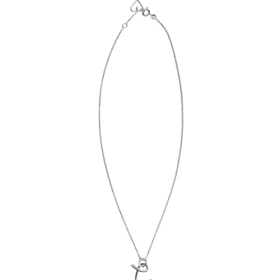 Collier chaîne La petite majuscule argent (personnalisable)|Padam Padam Outlet