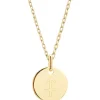 Collier chaîne médaille Sagittaire personnalisable (plaqué or)|Petits trésors Outlet