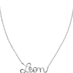 Collier chaîne Prénom argent (personnalisable)|Padam Padam Outlet