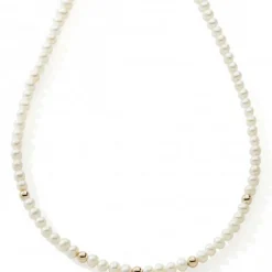 Sale Baby bijoux Collier de perles et boules or 42 cm (or jaune 375°)