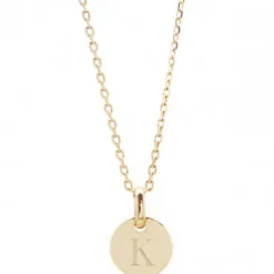 Clearance Petits trésors Collier enfant mini charm médaille (plaqué or)