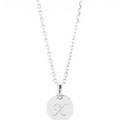 Collier enfant mini charm médaille (argent 925°)|Petits trésors Discount