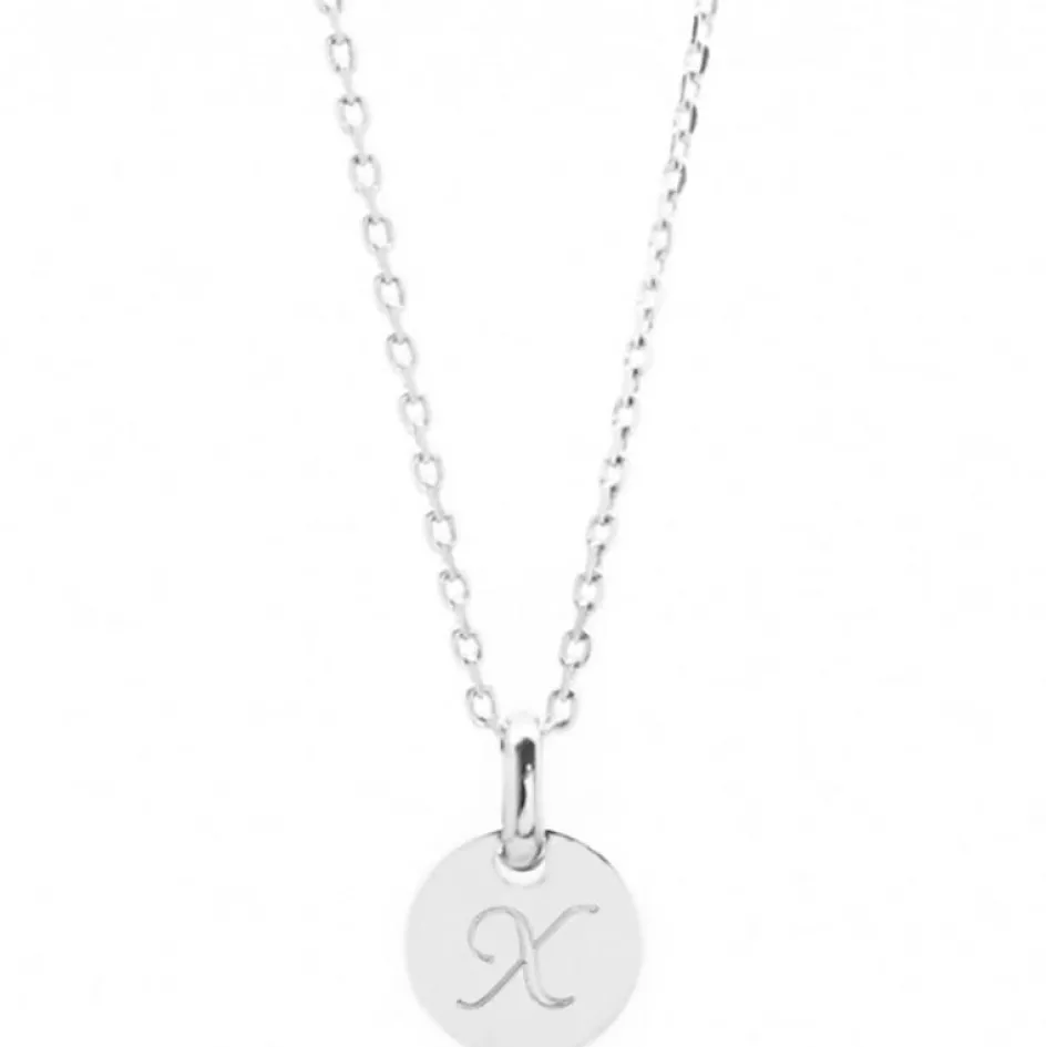 Collier enfant mini charm médaille (argent 925°)|Petits trésors Discount