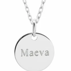 Online Petits trésors Collier enfant Petite médaille personnalisable (argent 925°)