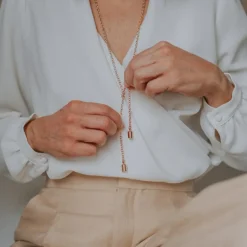 Mon Petit Poids Collier Mes Petits Poids personnalisable (plaqué or rose)