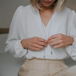 Collier Mes Petits Poids personnalisable (argent rhodié)|Mon Petit Poids Discount