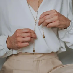 Collier Mes Petits Poids personnalisable (plaqué or jaune)|Mon Petit Poids Hot