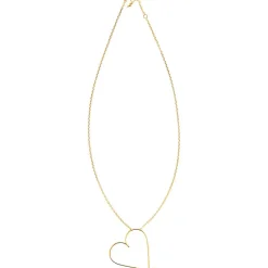 Hot Padam Padam Collier Mon grand cœur (goldfilled jaune 14 carats)