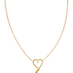 Collier Mon petit cœur (goldfilled jaune 14 carats)|Padam Padam Discount