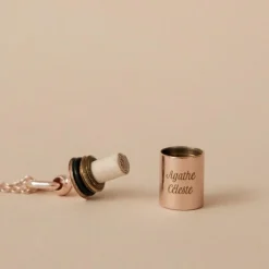 Collier Mon Petit Secret personnalisable (plaqué or rose)|Mon Petit Poids Hot