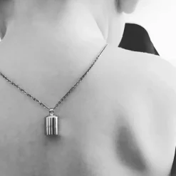 Collier personnalisable argenté rhodié|Mon Petit Poids Online