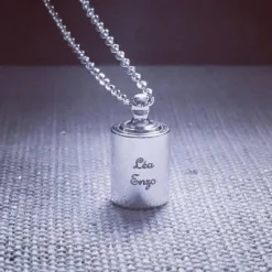 Collier personnalisable argenté rhodié|Mon Petit Poids Online