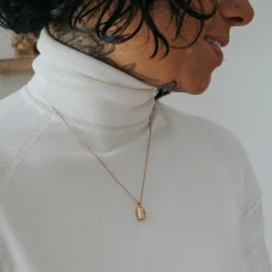 Hot Mon Petit Poids Collier personnalisable plaqué or jaune