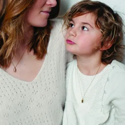 Hot Mon Petit Poids Collier personnalisable plaqué or jaune