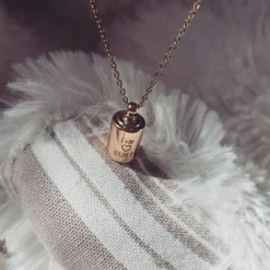 Hot Mon Petit Poids Collier personnalisable plaqué or rose