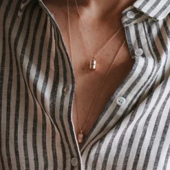 Collier personnalisable plaqué or rose|Mon Petit Poids