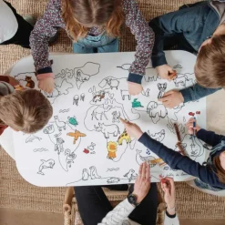 DBKids Coloriage géant Coloriboard Map Monde (1 pièce)