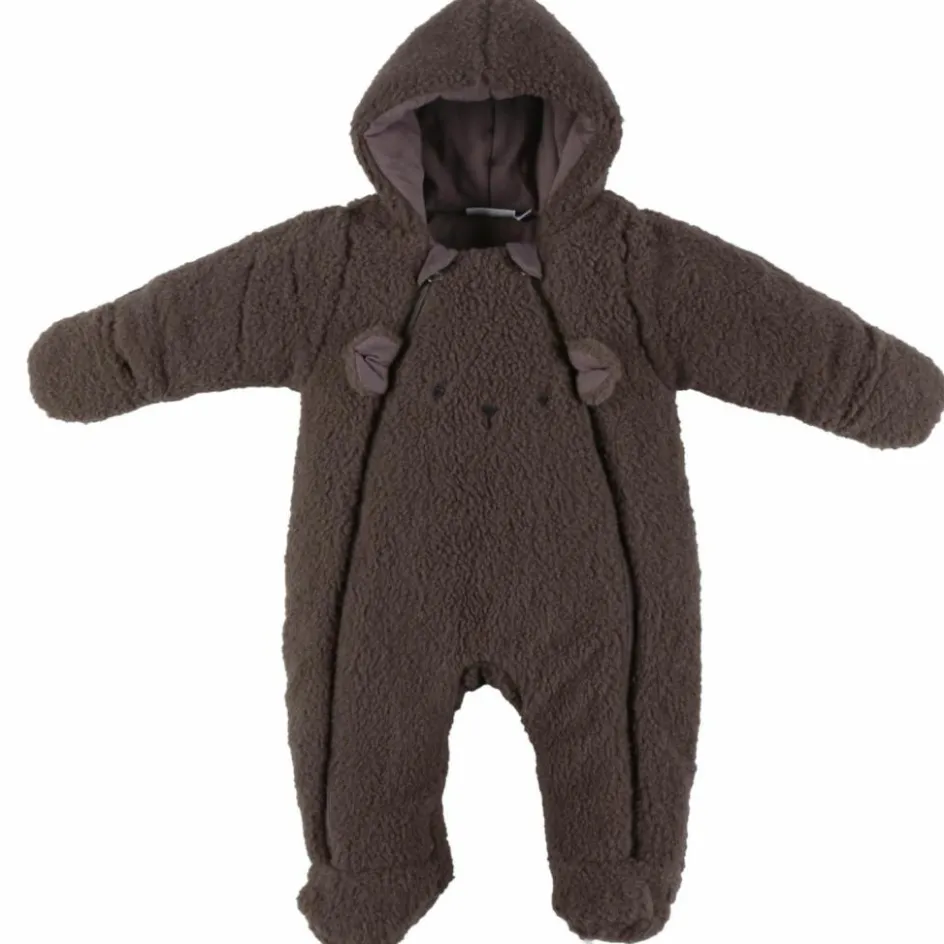 Combinaison pilote en Groloudoux sherpa chocolat (18 mois)|Noukie's Hot