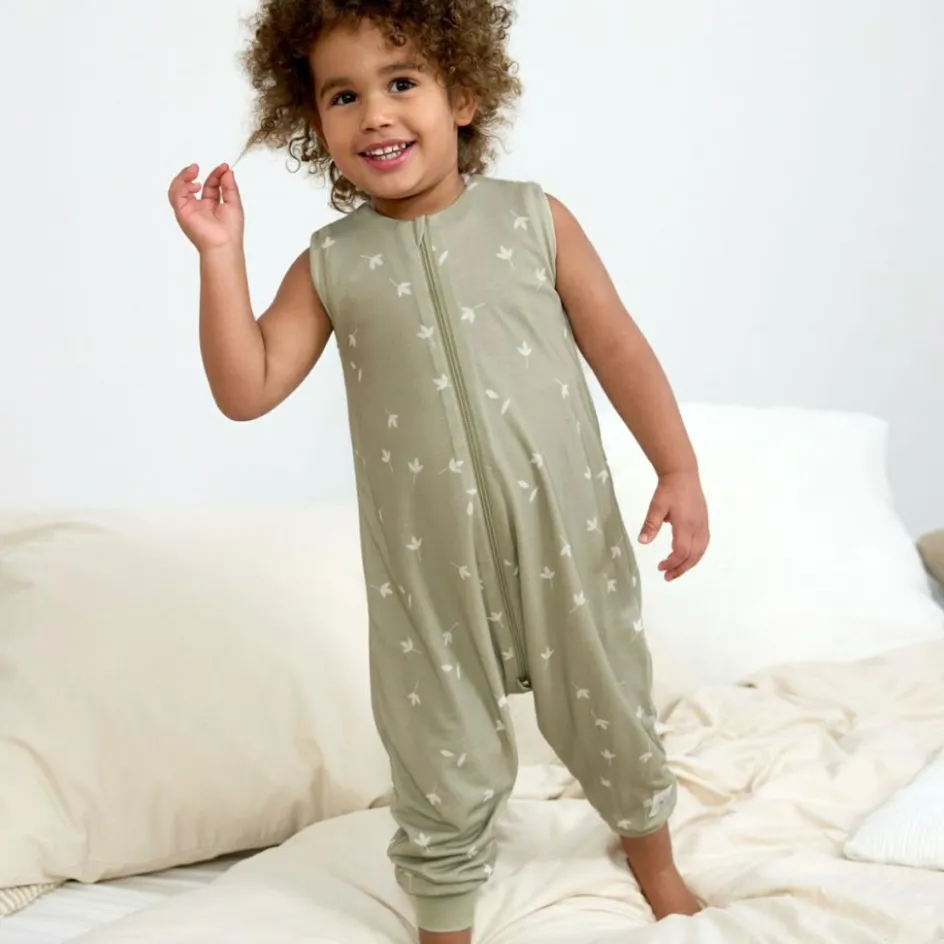 Combinaison pour dormir Feuille olive TOG 0,5 (2-4 ans)|Lässig Best