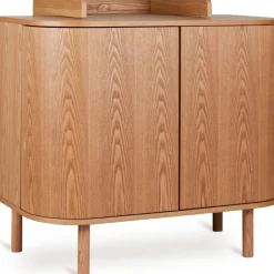 Commode à langer 2 portes Yume Natural Ash|Quax Sale