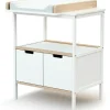 Commode à langer en bois de hêtre Essentiel plus blanc|AT4 New