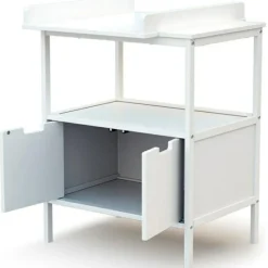 Commode à langer en bois de hêtre Essentiel blanc|AT4 Online