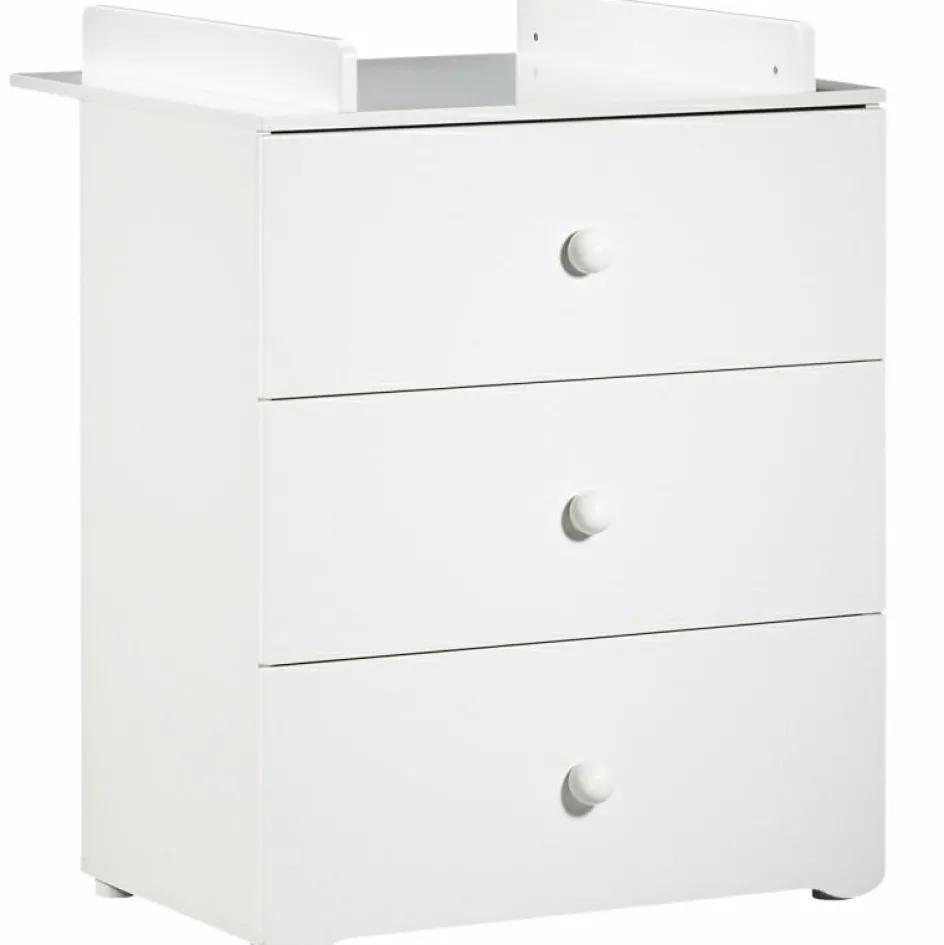 Commode à langer New Basic Boutons boule blancs|Baby Price Online