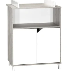 Commode à langer Scandi gris|Baby Price Outlet