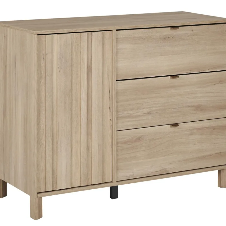 New Galipette Commode 1 porte 3 tiroirs Calypso