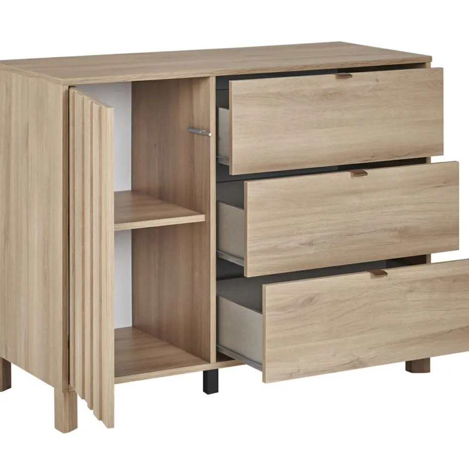 New Galipette Commode 1 porte 3 tiroirs Calypso