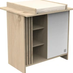 Commode 1 porte Tokyo blanc|Sauthon mobilier