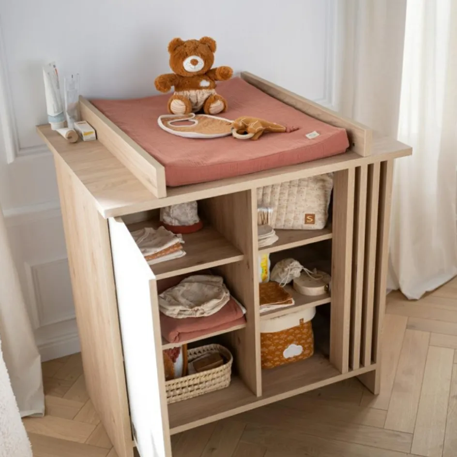 Commode 1 porte Tokyo blanc|Sauthon mobilier