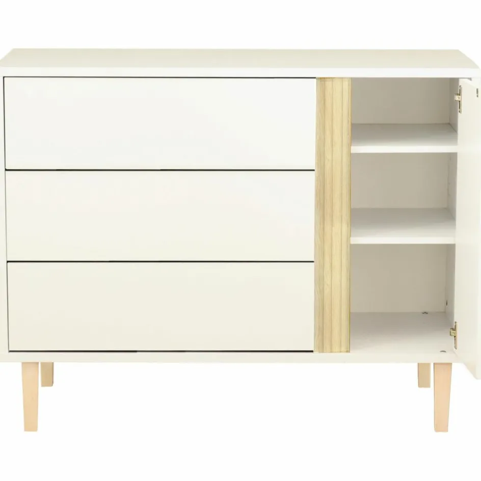 Commode 3 tiroirs et 1 porte Paloma|Sauthon mobilier New