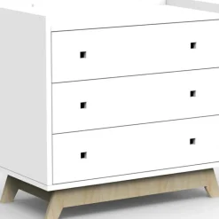 Discount Mathy by bols Commode 3 tiroirs Madavin avec pieds en bouleau (coloris au choix)