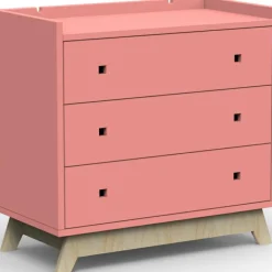 Discount Mathy by bols Commode 3 tiroirs Madavin avec pieds en bouleau (coloris au choix)