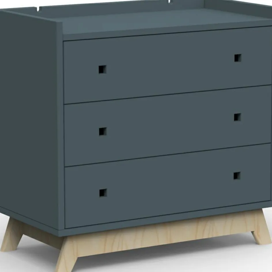 Discount Mathy by bols Commode 3 tiroirs Madavin avec pieds en bouleau (coloris au choix)