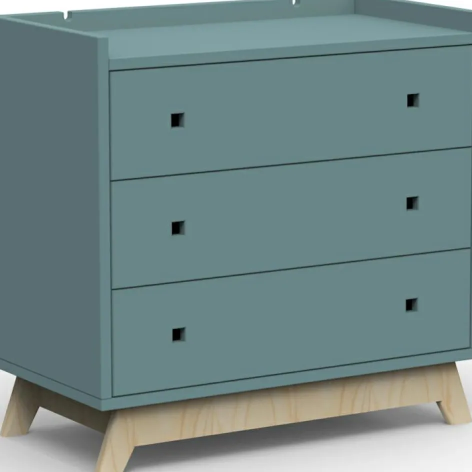 Discount Mathy by bols Commode 3 tiroirs Madavin avec pieds en bouleau (coloris au choix)
