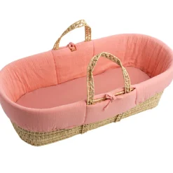 Outlet Sauthon Couffin souple en fibres naturelles de palmier Esmée