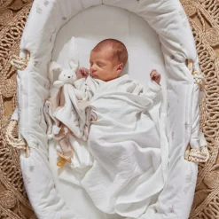 Couffin veloudoux Bali, Moka & Snow|Noukie's Outlet