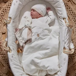 Couffin veloudoux Bali, Moka & Snow|Noukie's Outlet