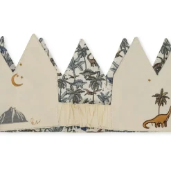 Couronne d'anniversaire en tissu Dino personnalisable|Konges Slojd Sale