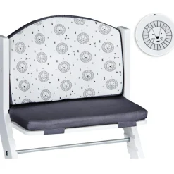 Best Tissi Coussin d'assise pour chaise haute basic Grey Lions