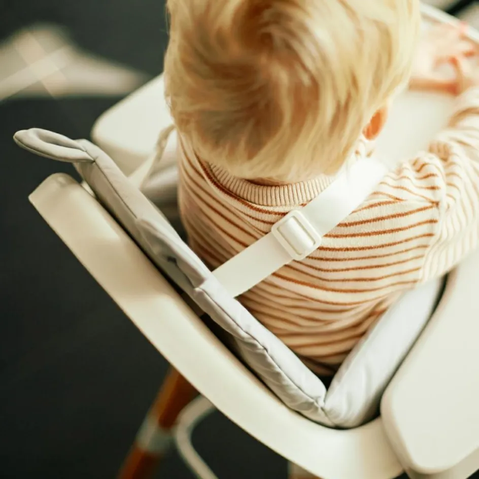 Coussin de chaise haute Ours Gris|Childhome Outlet