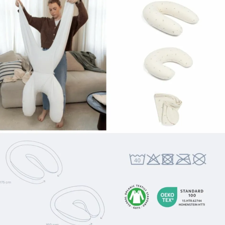 Coussin de grossesse 2 en 1 Sweety Cream|Doomoo Clearance