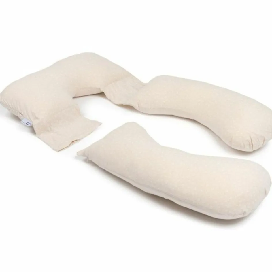 Coussin de grossesse 2 en 1 Maxxy Flowers Sand|Doomoo Discount