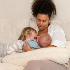 Coussin de grossesse 2 en 1 Maxxy Flowers Sand|Doomoo Discount